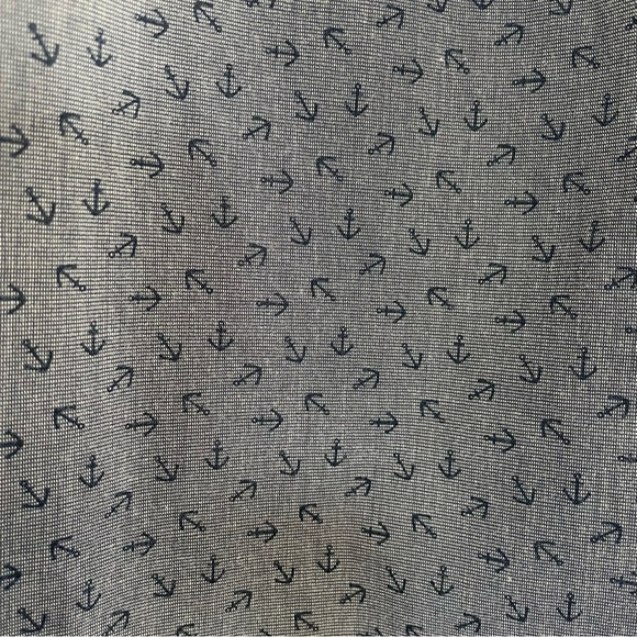 **4/$12** Chaps Men's Short Sleeve Button Down Collar Shirt w/Anchors Size Large - Picture 5 of 8